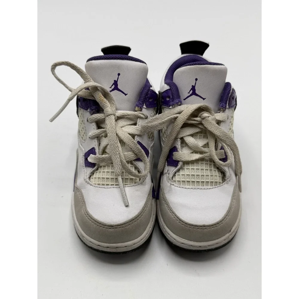 Jordan 4 Retro Ultraviolet 308500-108 Toddler Size 7.5C Pre-Owned No Box